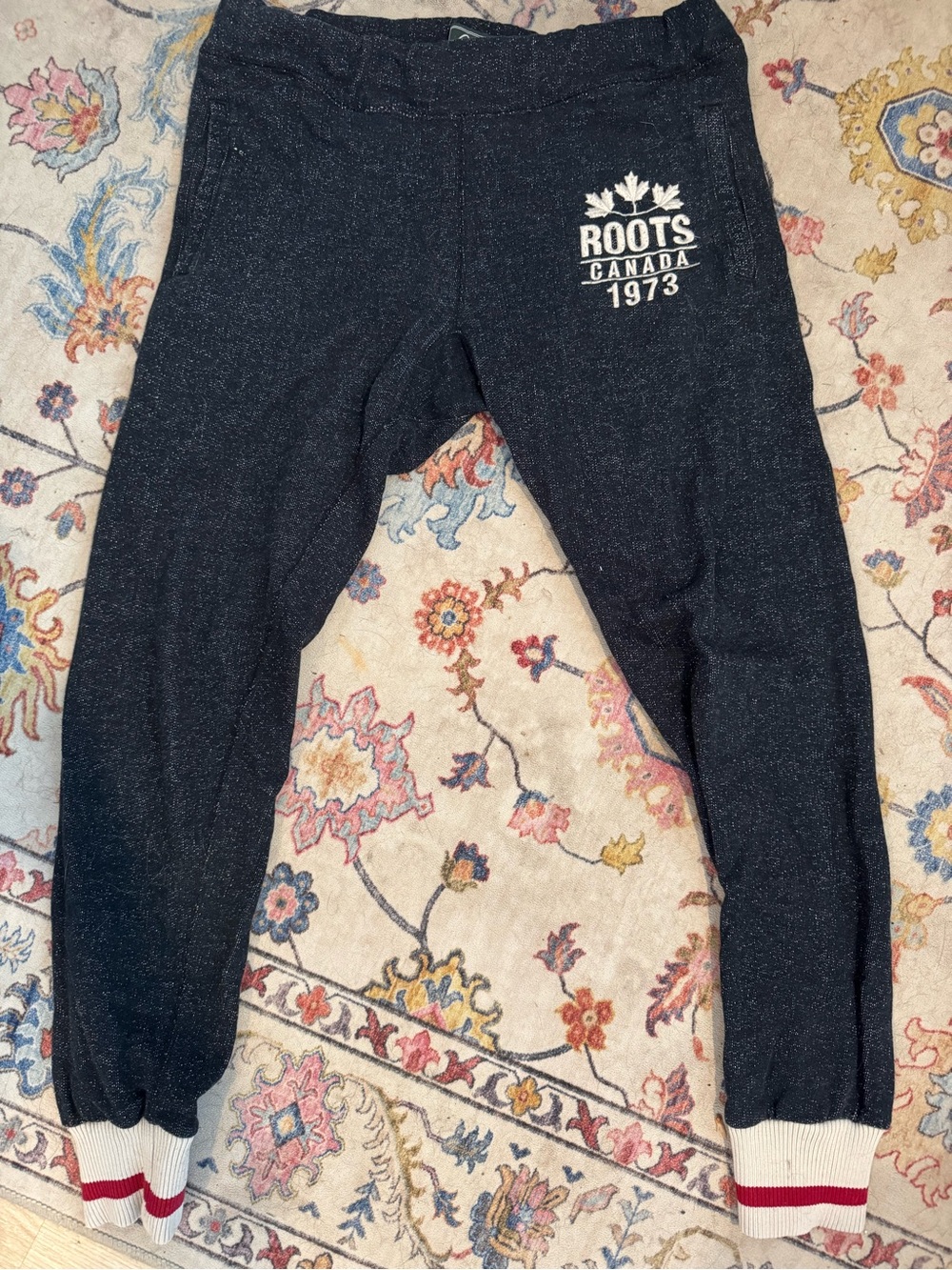 Roots womens Navy Sweat Jogger Pants